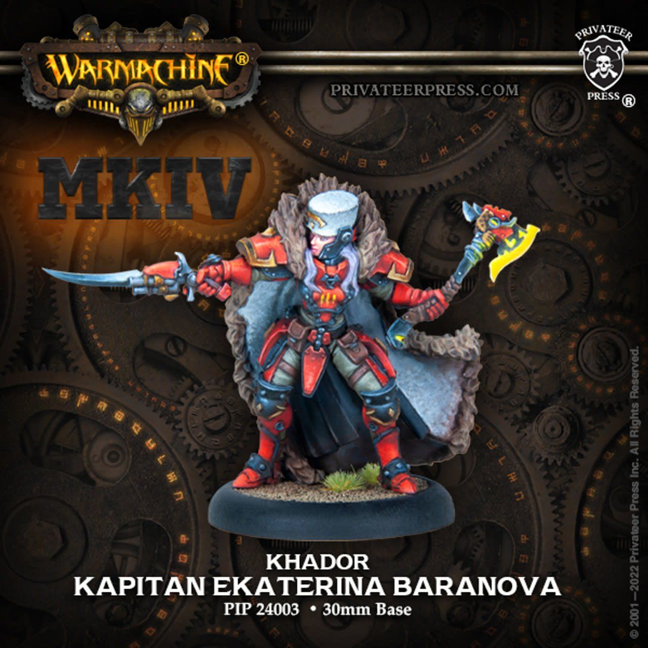 WARMACHINE - KHADOR: KPT. EKATERINA BARANOVA