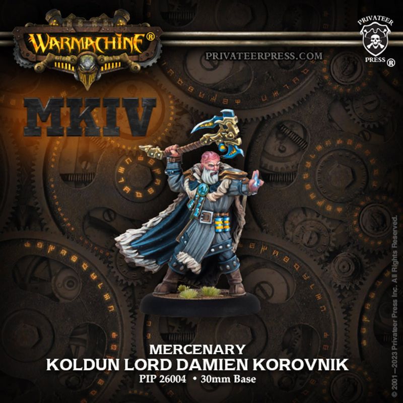 WARMACHINE - MERC: KODUN LORD DAMIEN KOROVNIK
