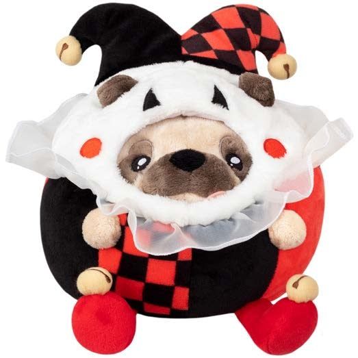 SQUISHABLE 7&quot; UNDERCOVER PUG IN JESTER