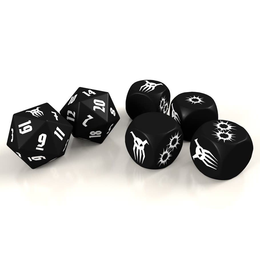 ACHTUNG! CTHULHU 2D20 RPG: BLACK SUN DICE SET