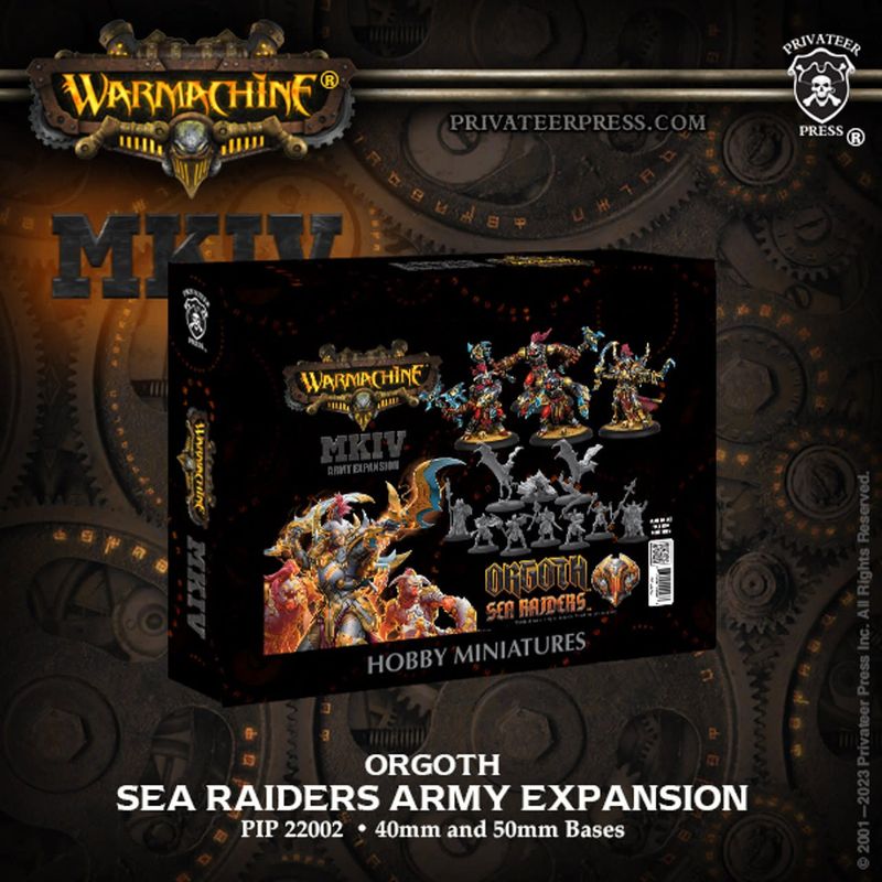 WARMACHINE - ORGOTH SEA RAIDERS: ARMY EXPANSION