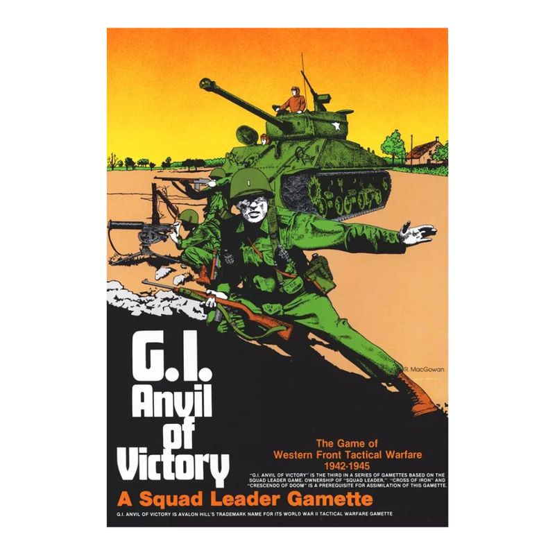 Wargame Squad Leader + Extension Crescendo Of Doom – Avalon Hill, Complet