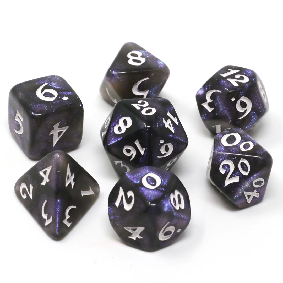 dh DICE SET 7 ELESSIA KYBR PASSION w/ WHITE