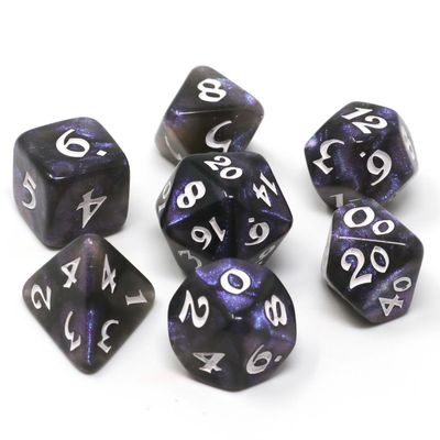 dh DICE SET 7 ELESSIA KYBR PASSION w/ WHITE