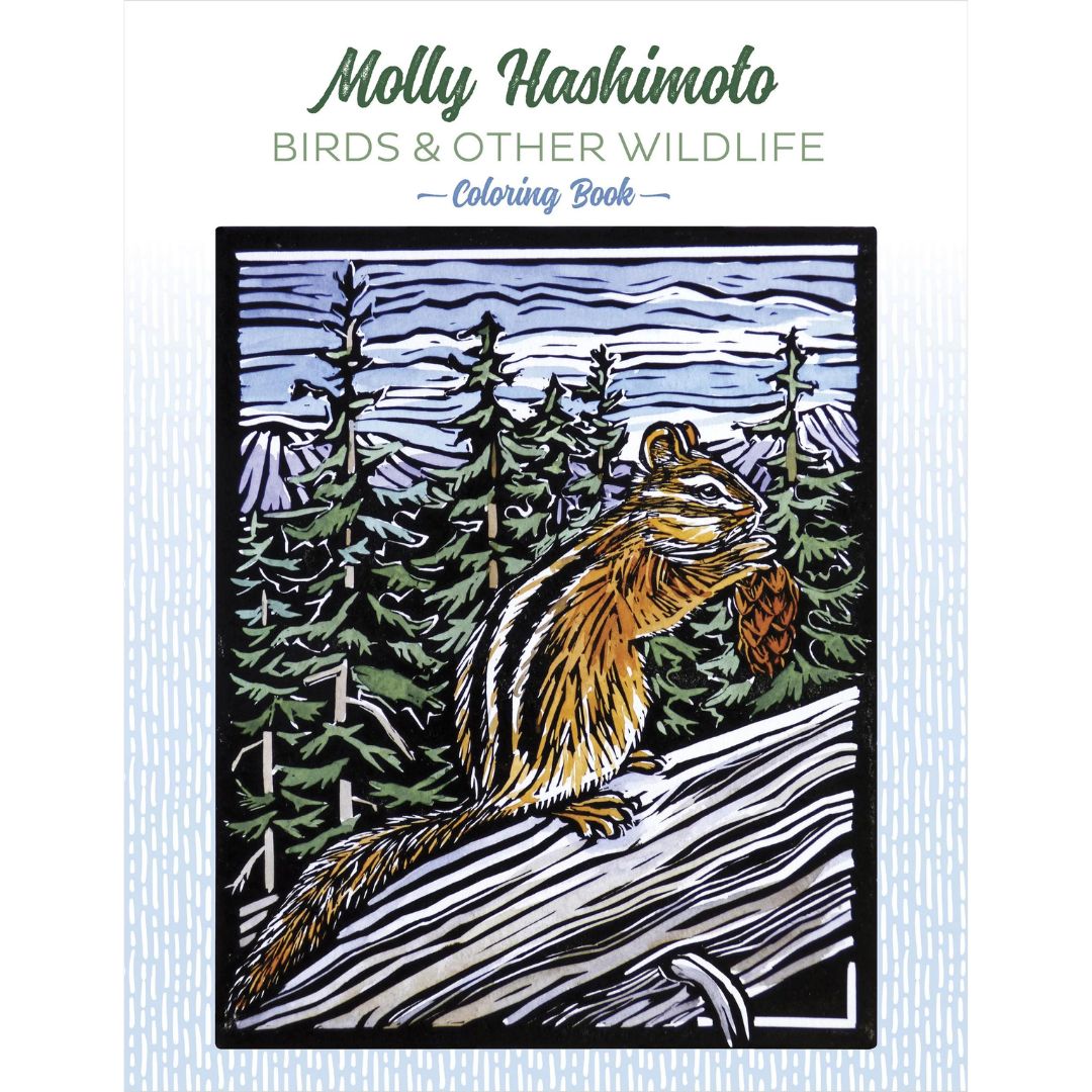 COLORING BOOK MOLLY HASHIMOTO BIRDS &amp; OTHER ANIMALS