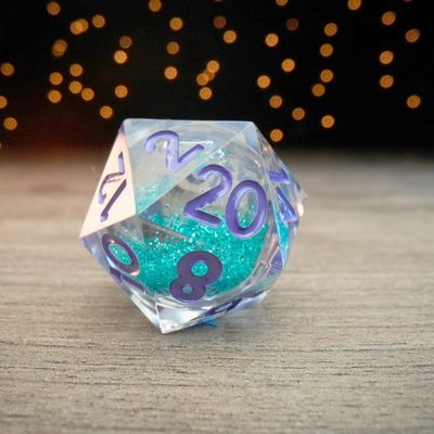DICE D20 ELIXIR LIQUID CORE DISCO VIBES