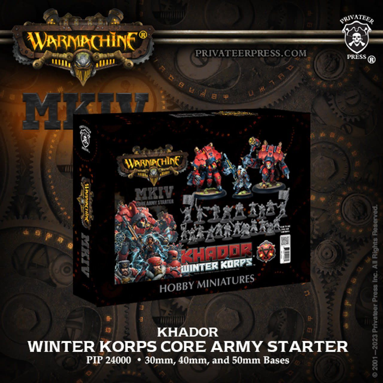 WARMACHINE - KHADOR WINTER KORPS: CORE ARMY STARTER