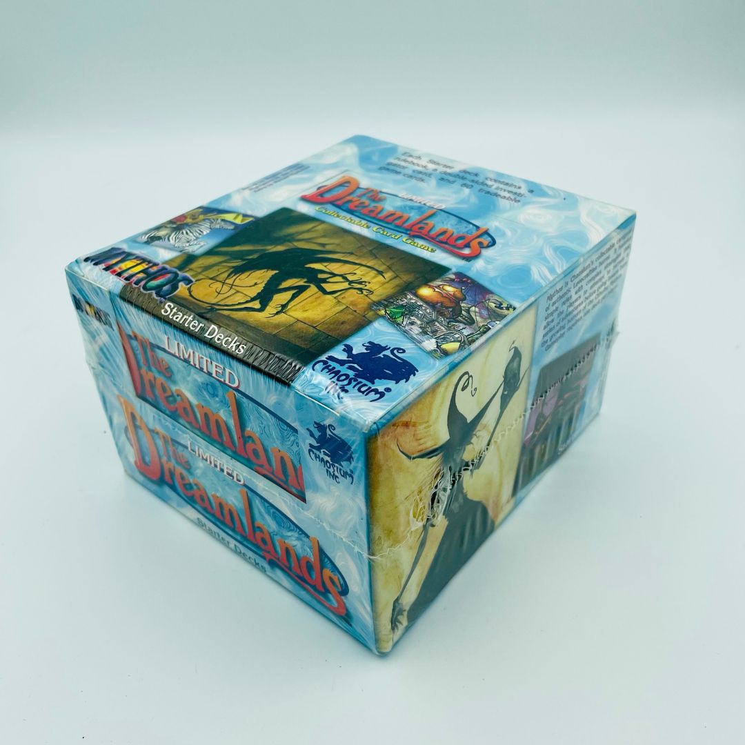 MYTHOS CCG: THE DREAMLANDS LIMITED ED STARTER DECK BOX (1997)