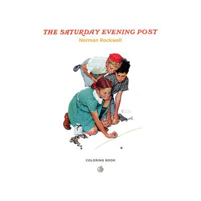COLORING BOOK NORMAN ROCKWELL SATURDAY EVENING POST