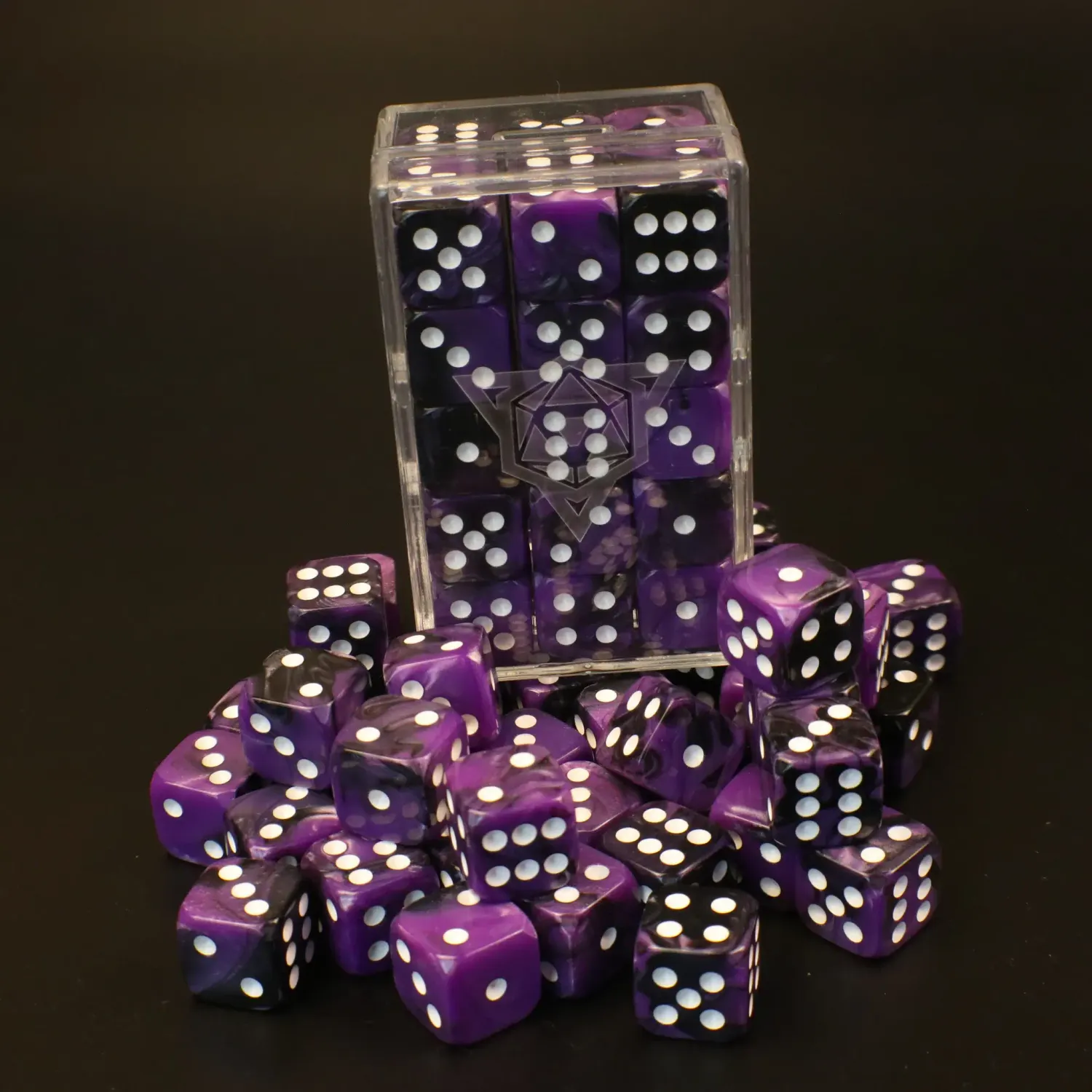 dh DICE PACK 14mm D6 VANGUARD NOCTURNE &amp; ORCHID