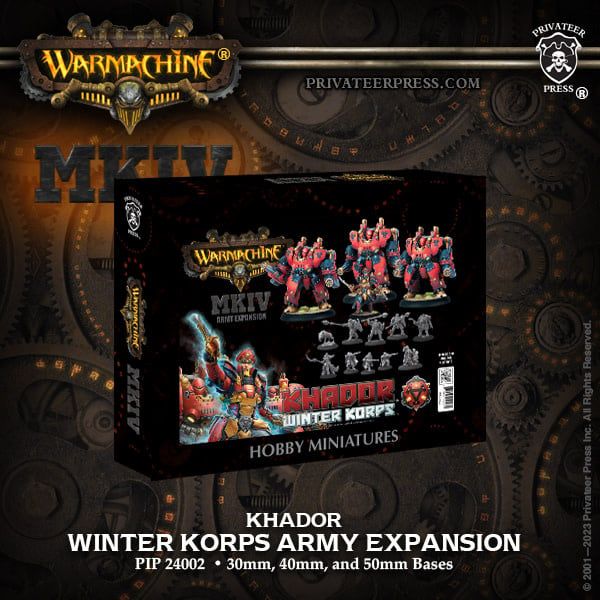 WARMACHINE - KHADOR WINTER KORPS: ARMY EXPANSION
