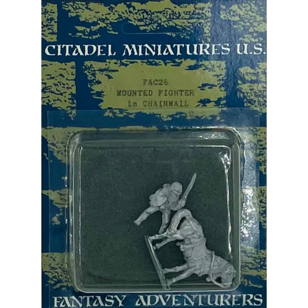 MOUNTED FIGHTER IN CHAINMAIL
