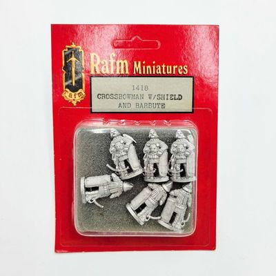 CROSSBOWMAN w/ SHIELD &amp; BARBUTE (6)