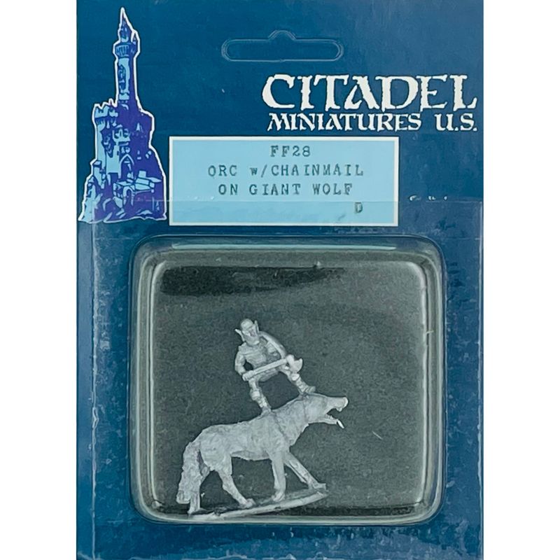 ORC IN CHAINMAIL ON GIANT WOLF