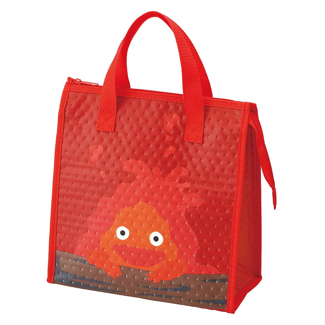 HOWL&#39;S MOVING CASTLE CALCIFER INSULATED LUNCH BAG