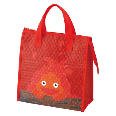HOWL&#39;S MOVING CASTLE CALCIFER INSULATED LUNCH BAG