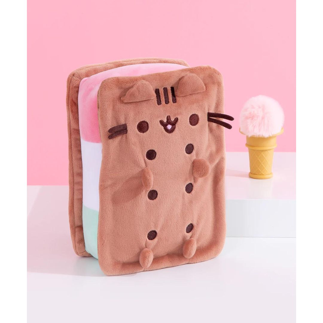 PUSHEEN NEAPOLITAN ICE CREAM SANDWICH 9.5&quot;