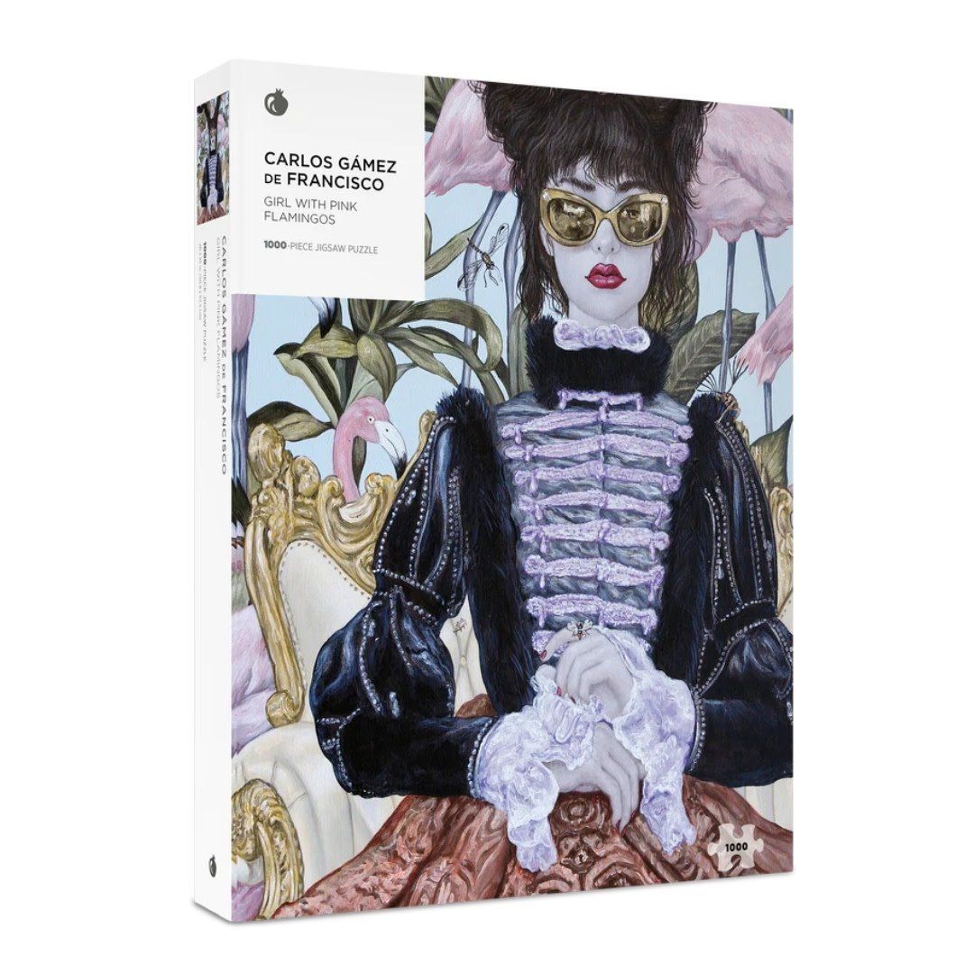 PM1000 GAMEZ DE FRANCISCO - GIRL WITH PINK FLAMINGOS