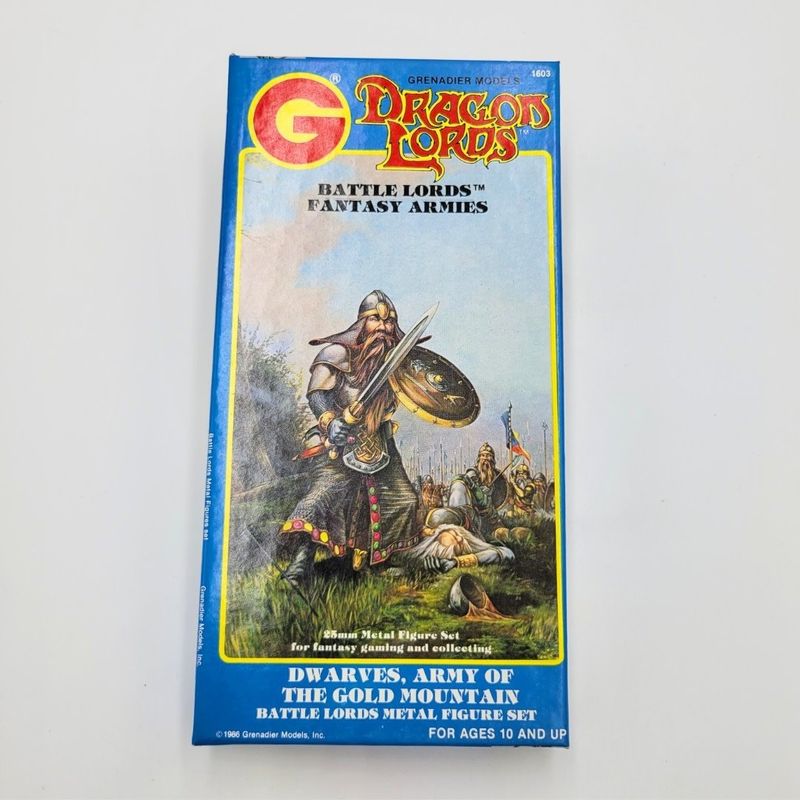 DRAGON LORDS - DWARVES, ARMY OF THE GOLD MOUNTAIN (1986)