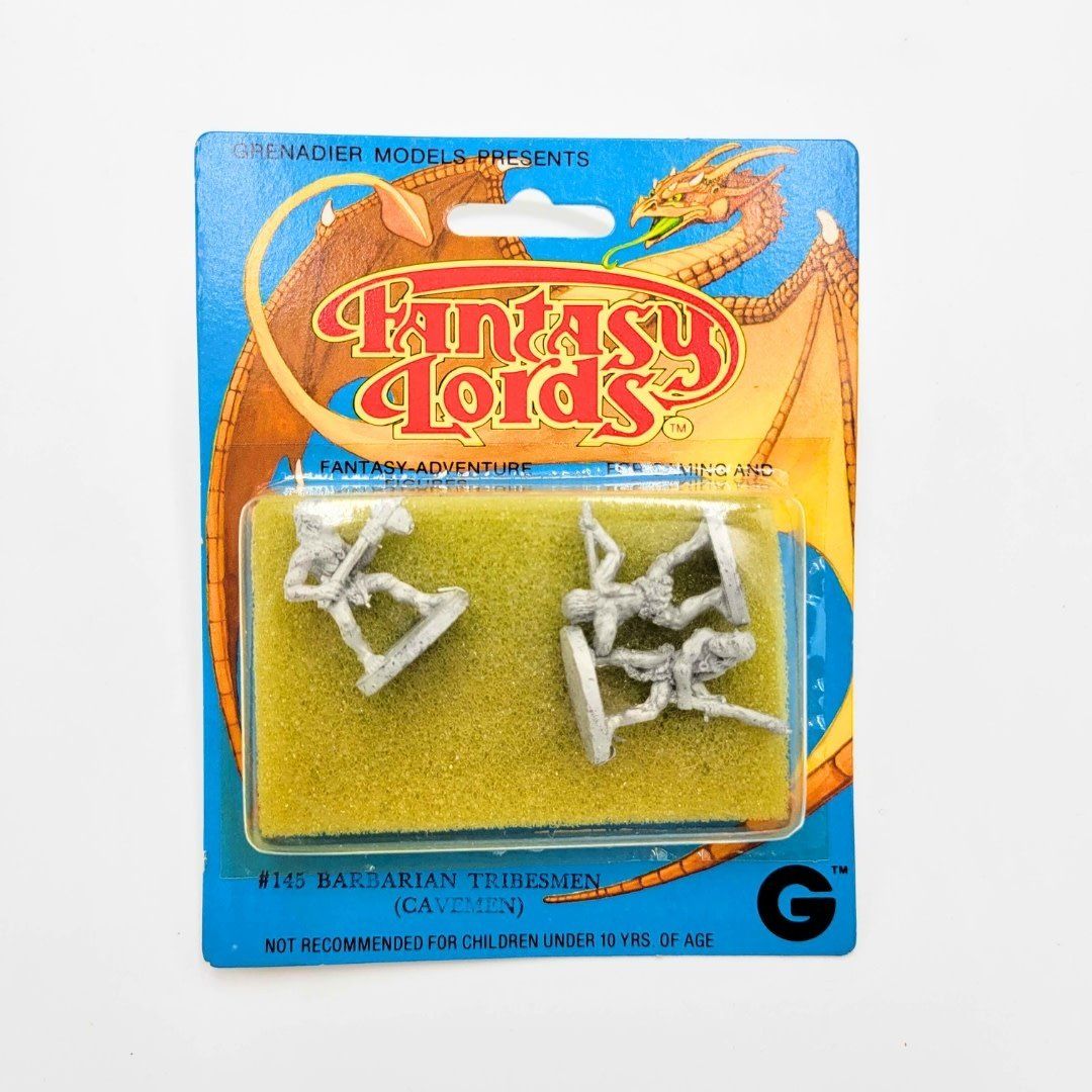 FANTASY LORDS - BARBARIAN TRIBESMEN (CAVEMEN, 3)