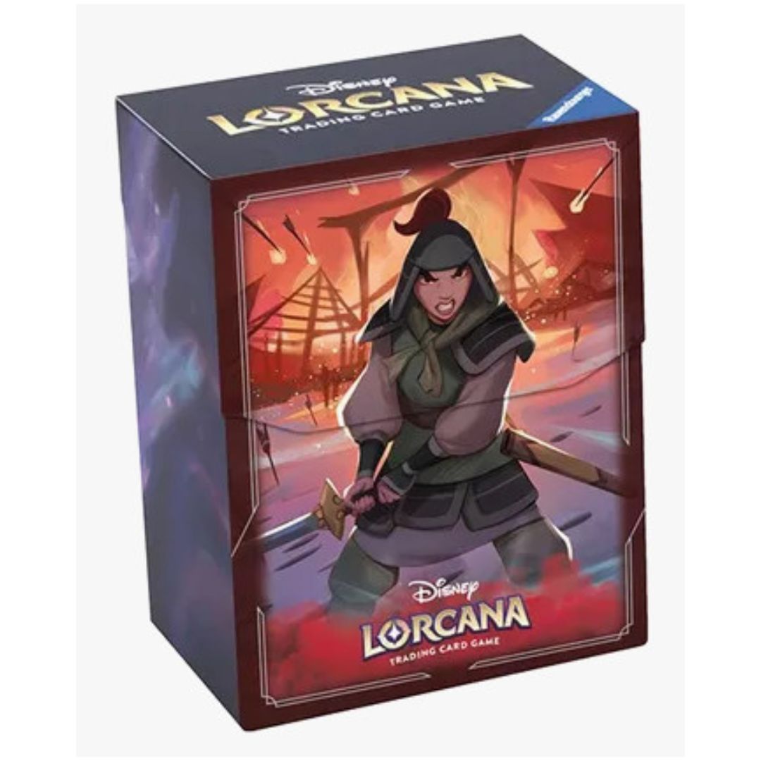 LORCANA TCG: RISE OF THE FLOODBORN DECK BOX - MULAN