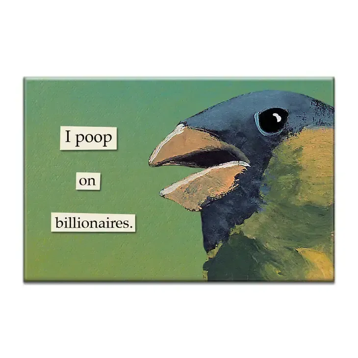MAGNET: POOP ON BILLIONAIRES