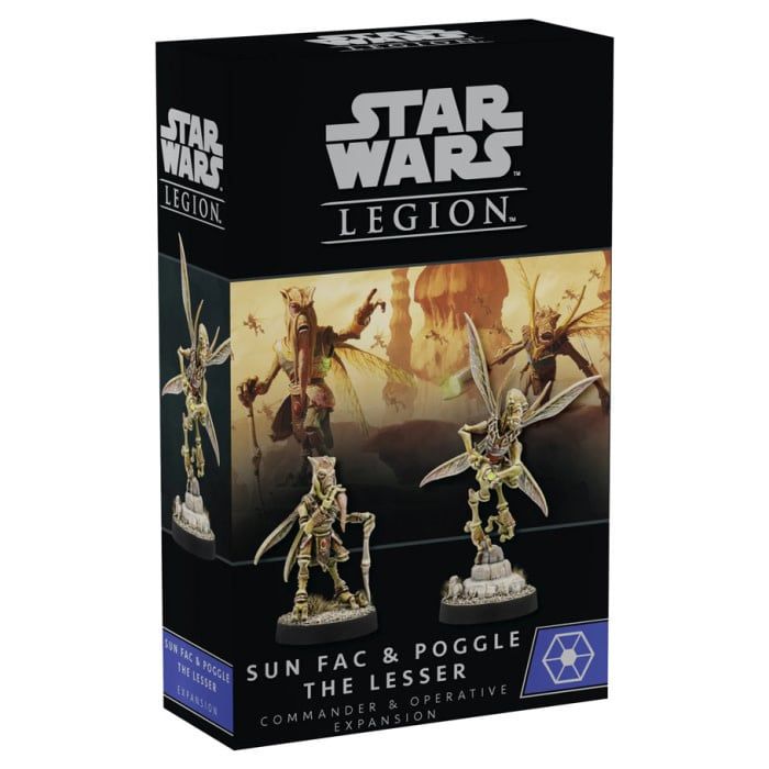 STAR WARS: LEGION - SUN FAC AND POGGLE THE LESSER OPERATIVE AND COMMANDER EXPANSION