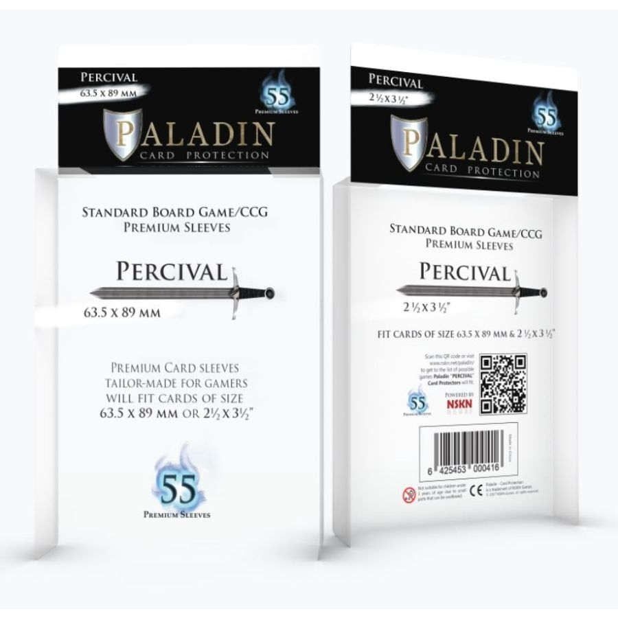 PALADIN BOARD GAME SLEEVES: PERCIVAL