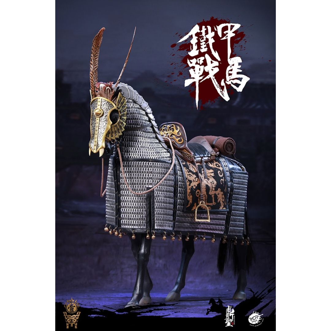 JURCHEN JIN DYNASTY IRON PAGODA 1/6 WAR HORSE