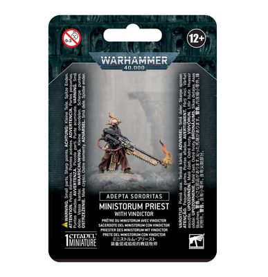 ADEPTA SORORITAS: MINISTORUM PRIEST W/ VINDICTOR