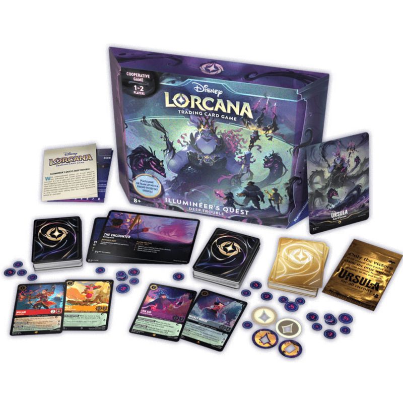 LORCANA TCG: URSULA`S RETURN DEEP TROUBLE ILLUMINEER`S QUEST