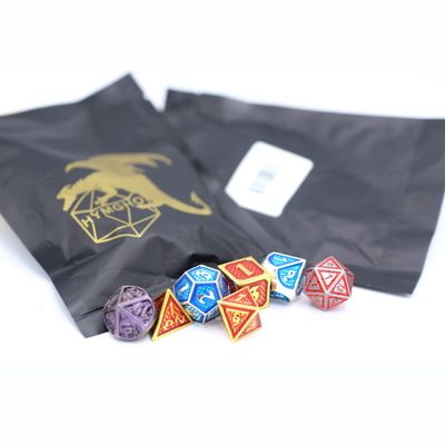 MYSTERY DICE SET 7 METAL NON-MATCHING PACK