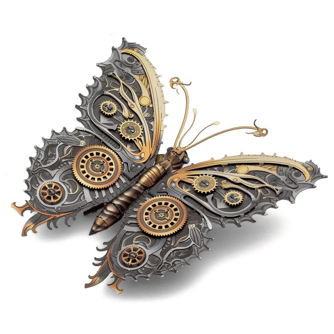 3D METAL EARTH STEAMPUNK BUTTERFLY