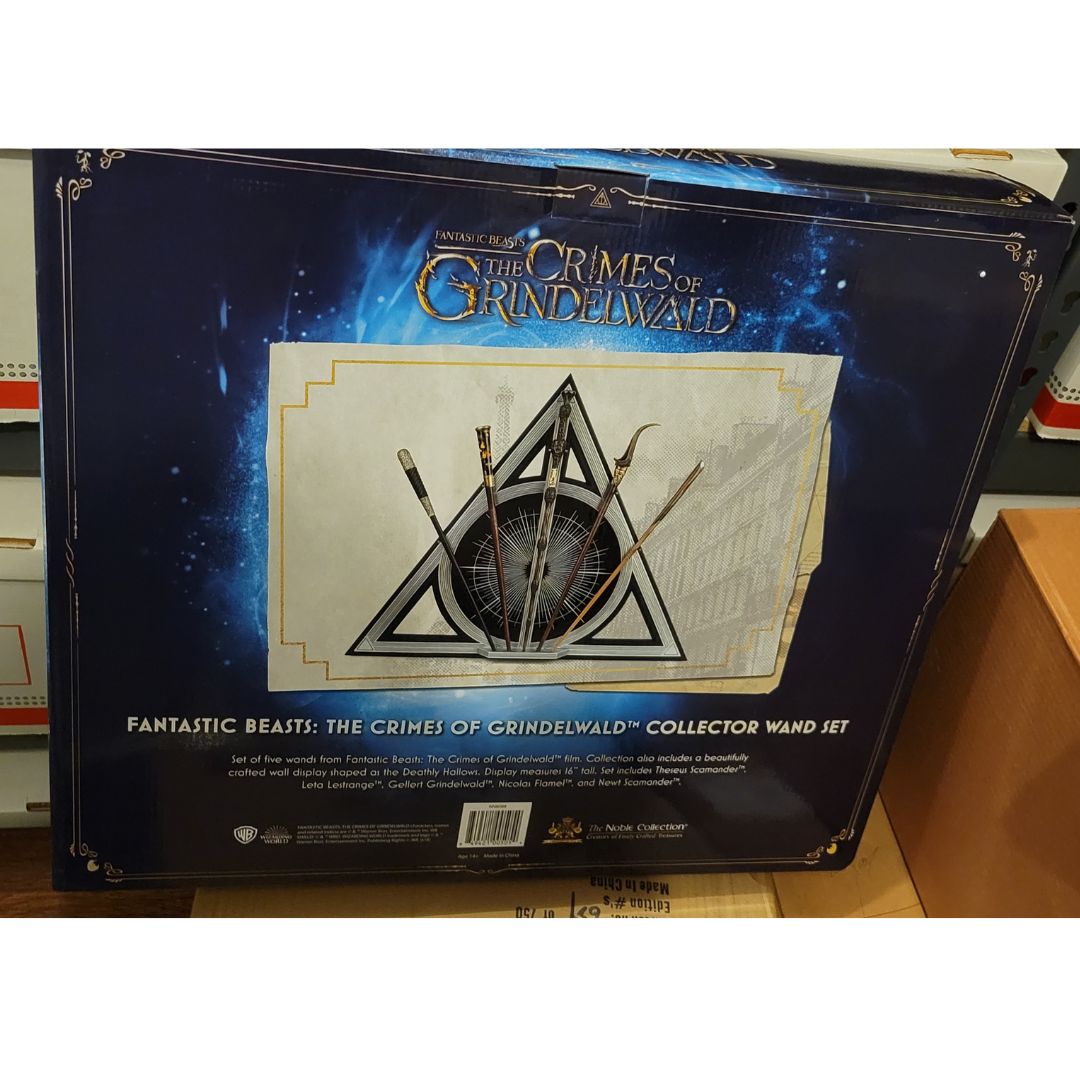 FANTASTIC BEASTS CRIMES OF GRINDELWALD COLLECTOR WAND SET