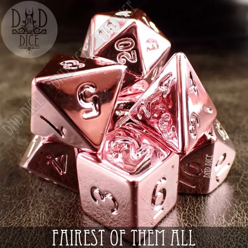 dnd DICE SET 7 FAIREST OF THEM ALL