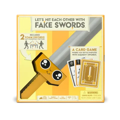 LET&#39;S HIT EACH OTHER WITH FAKE SWORDS