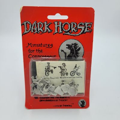 EXCURSION INTO BIZARRE #1 - MINI-SKELETONS ON TRICYCLES