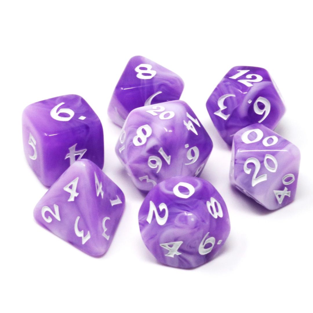 dh DICE SET 7 ELESSIA WISTERIA WINDS