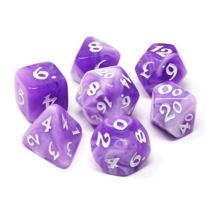 dh DICE SET 7 ELESSIA WISTERIA WINDS