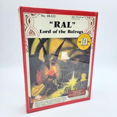 10TH ANNIV EDITION - &quot;RAL&quot; LORD OF THE BALROGS Factory Sealed