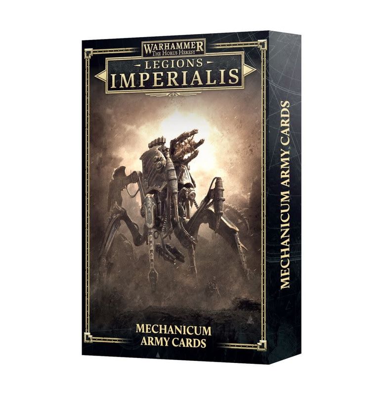 LEGIONS IMPERIALIS: THE RISE OF THE DARK MECHANICUM (ARMY CARDS)