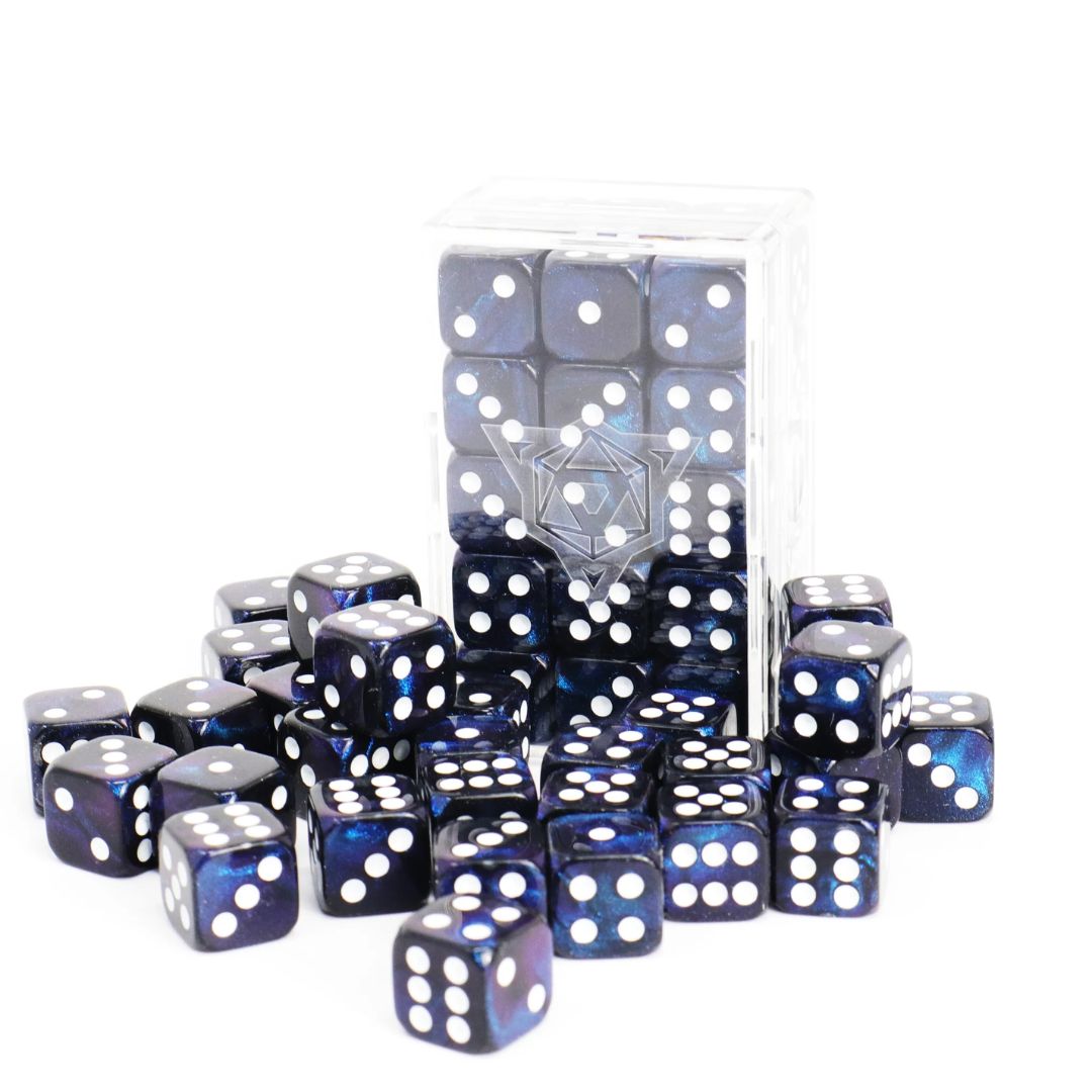 dh DICE PACK 14mm D6 VANGUARD INDIGO SHIMMER