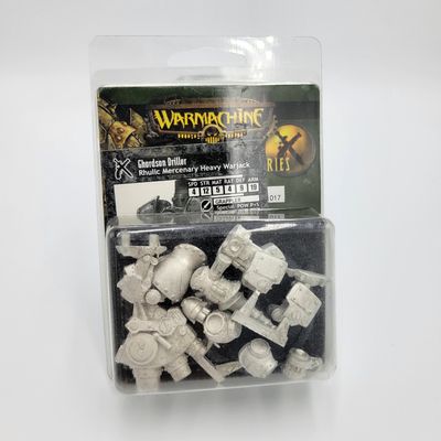 WARMACHINE - GHORDSON DRILLER, RHULIC MERCENARY HEAVY WARJACK