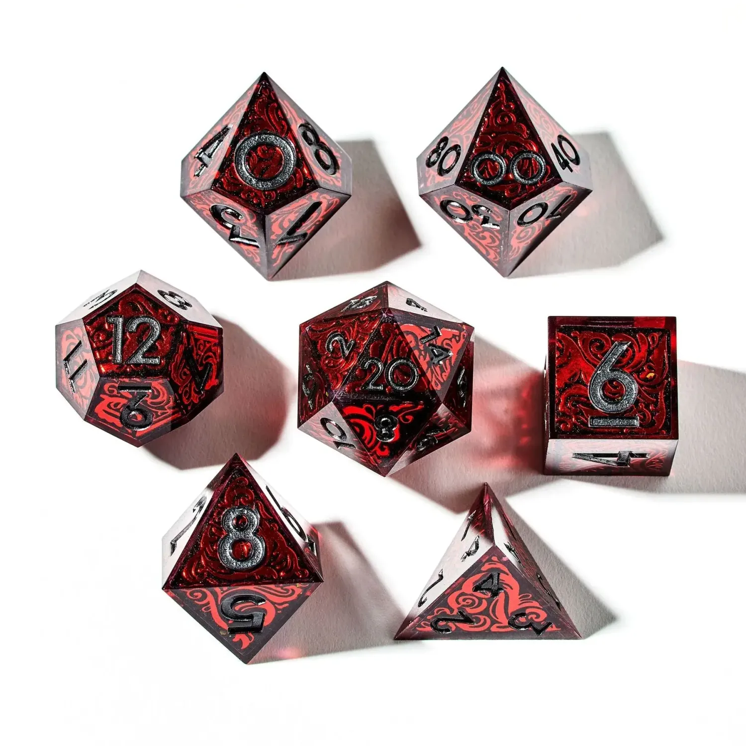 dis DICE SET 7 ICONIC EXSANGUINATED
