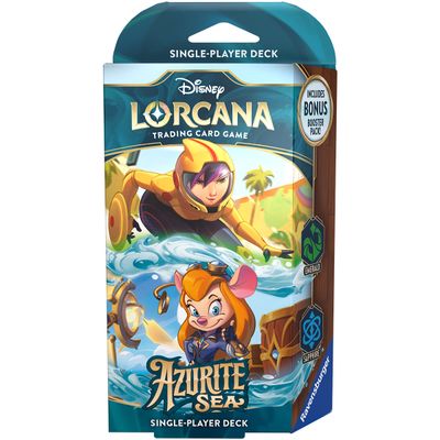 LORCANA TCG: AZURITE SEA (Emerald &amp; Sapphire) STARTER DECK