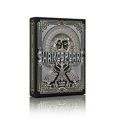 SHAKESPEARE (BLACK) PLAYING CARDS