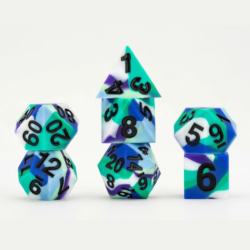 fr DICE SET 7 SILICONE GAYMERS PRIDE - GAY MEN