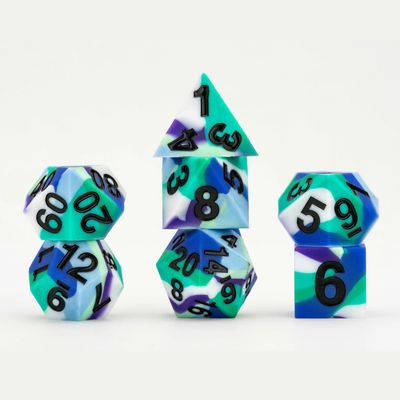 fr DICE SET 7 SILICONE GAYMERS PRIDE - GAY MEN