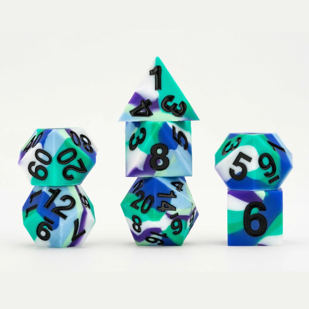 fr DICE SET 7 SILICONE GAYMERS PRIDE - GAY MEN