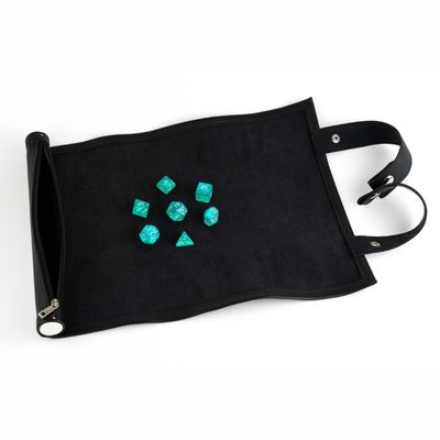 DICE SCROLL MAT &amp; CASE - BLACK